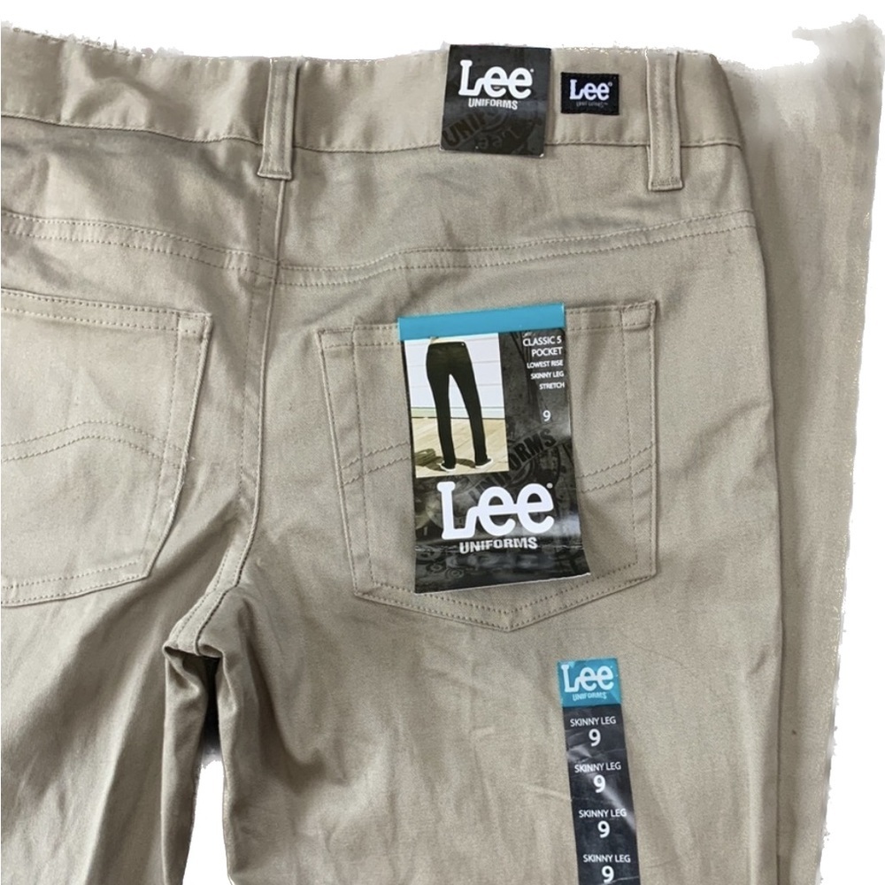 NEW Lee 5 pocket Work Pants Khaki Sz 9